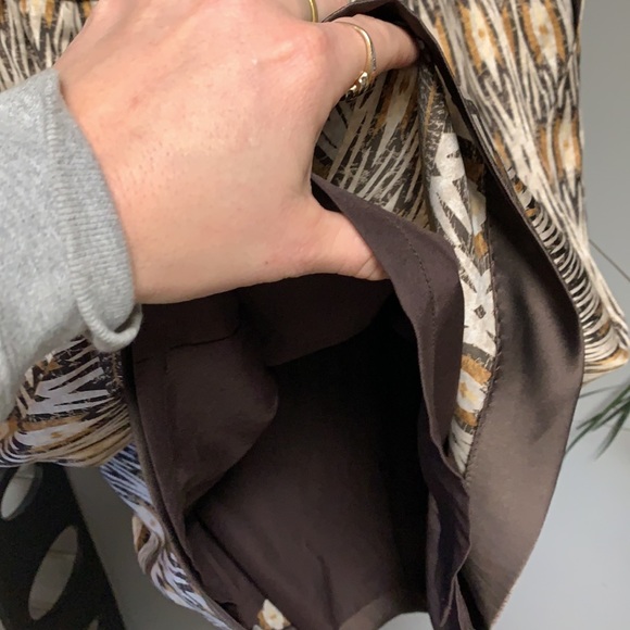 Women’s Chico’s sz 3 Diamond Ikat Pull On Skirt Plus Size - Picture 7 of 7